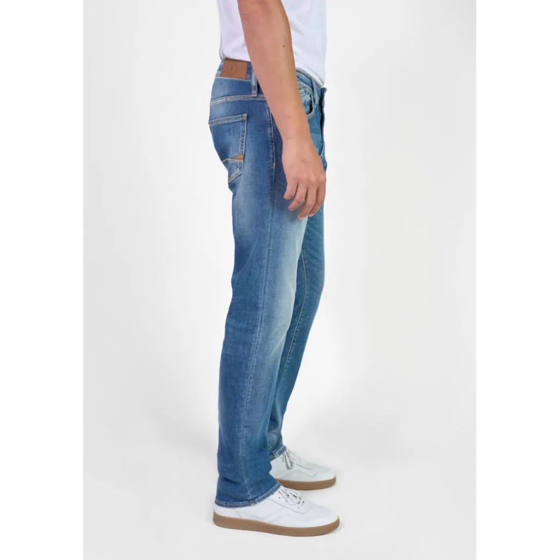 Jeans regular, droit 800/12, longueur bleu Asa