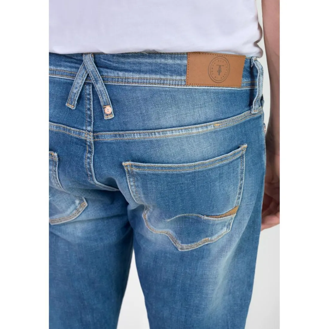 Jeans regular, droit 800/12, longueur bleu Asa