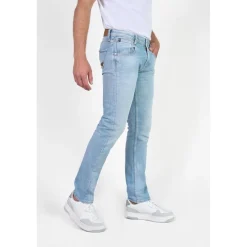 Jeans regular, droit 800/12, longueur 34 bleu Milo