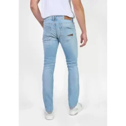 Jeans regular, droit 800/12, longueur 34 bleu Milo