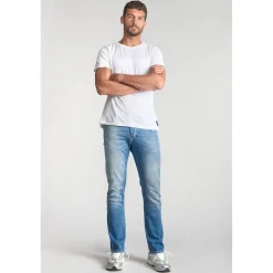 Jeans regular, droit 700/22, longueur 34 bleu en coton Cody