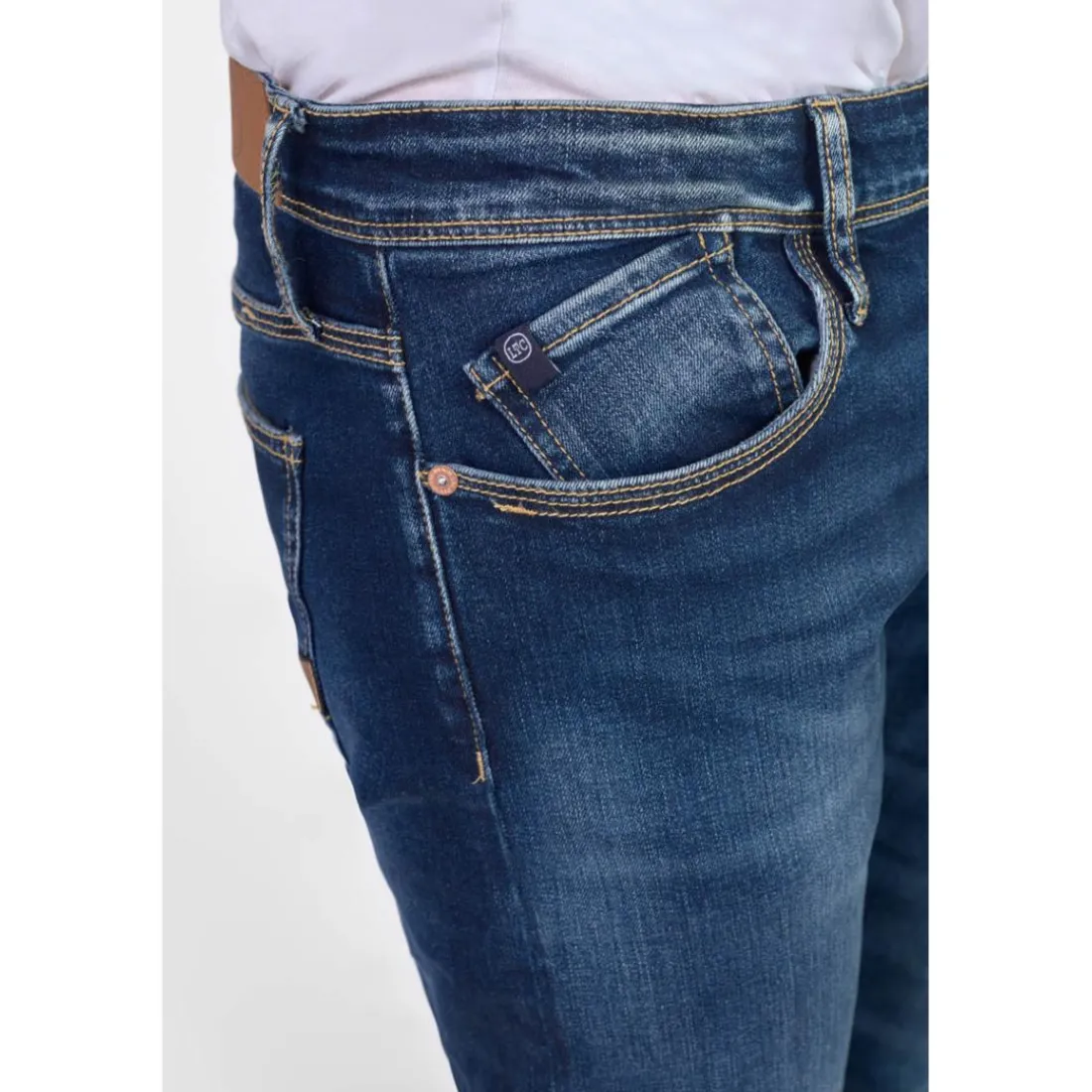 Jeans regular, droit 800/12, longueur 34 bleu Elijah