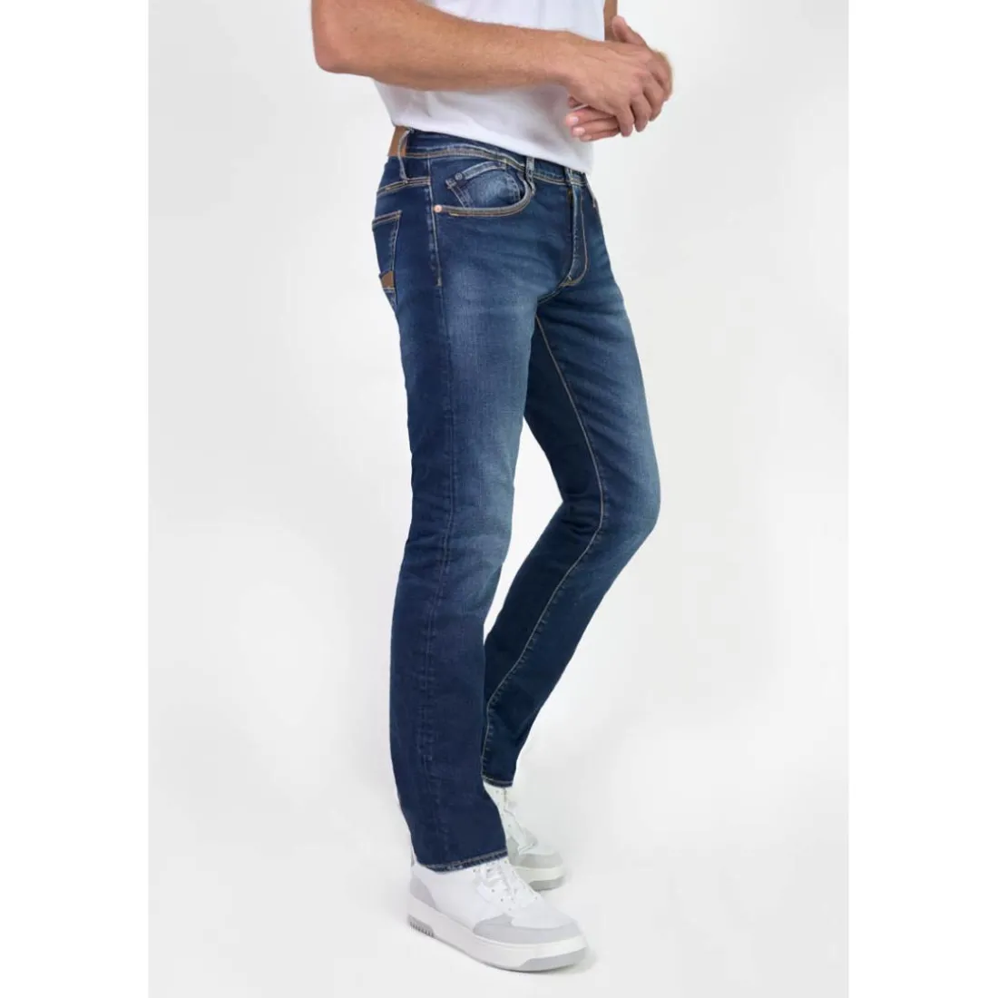 Jeans regular, droit 800/12, longueur 34 bleu Elijah