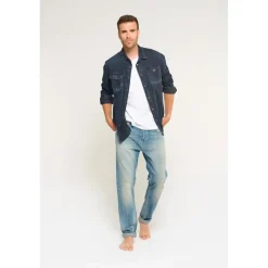 Jeans regular, droit 800/60 loose , longueur 34 bleu Vic