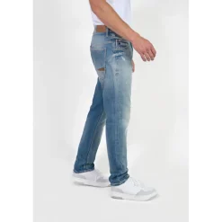 Jeans regular, droit 800/60 loose , longueur 34 bleu Vic