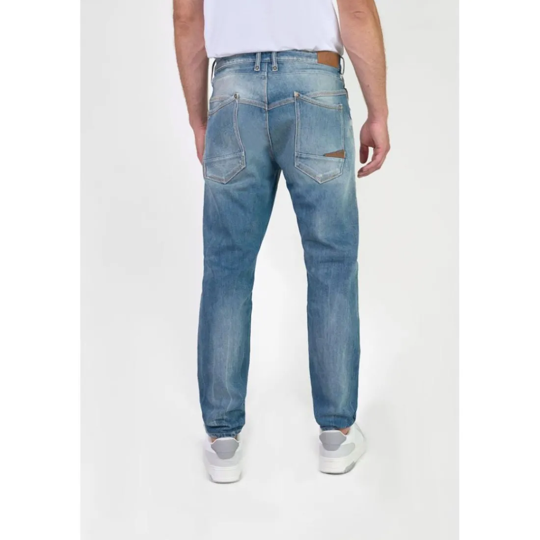 Jeans regular, droit 800/60 loose , longueur 34 bleu Vic