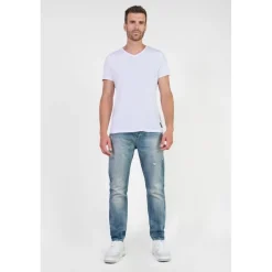 Jeans regular, droit 800/60 loose , longueur 34 bleu Vic
