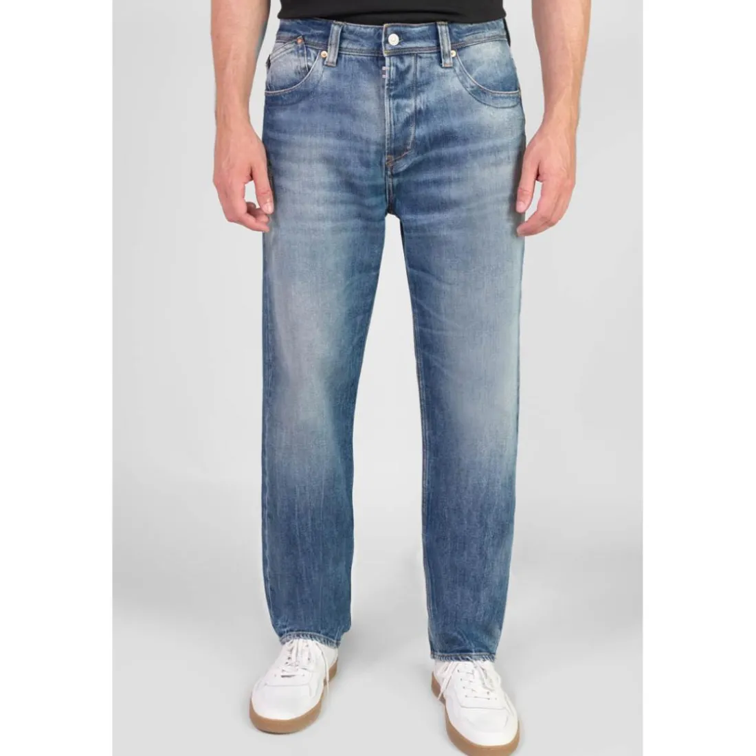 Jeans regular, droit 800/60 regular, longueur 34 bleu Yuri