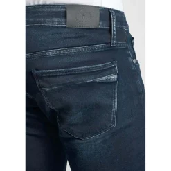 Jeans regular, droit 800/12JO, longueur 34 bleu en coton Sam