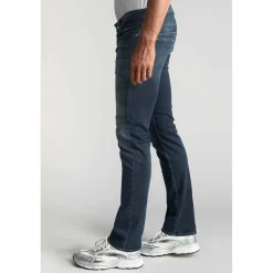 Jeans regular, droit 800/12JO, longueur 34 bleu en coton Sam