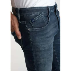 Jeans regular, droit 800/12JO, longueur 34 bleu en coton Sam