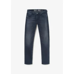 Jeans regular, droit 800/12JO, longueur 34 bleu en coton Sam
