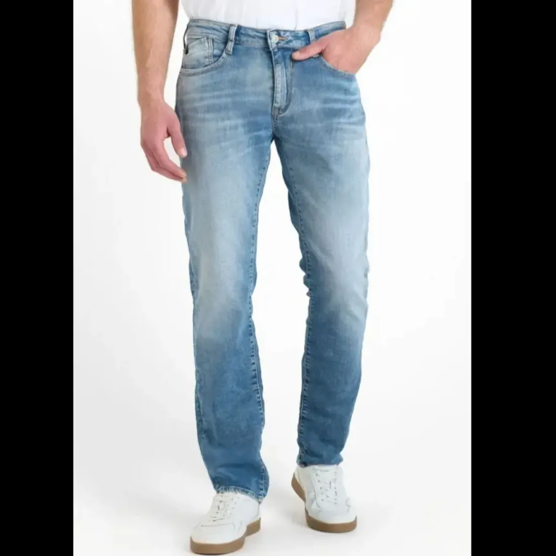 Jeans regular, droit jogg 800/12 regular , longueur 34 bleu Moe