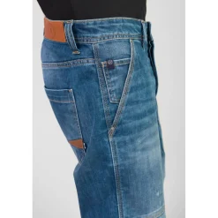 Jeans regular, droit loose, longueur 34 bleu Blake