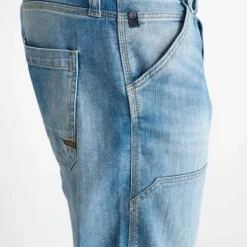 Jeans regular, droit loose, longueur 34 bleu Neil