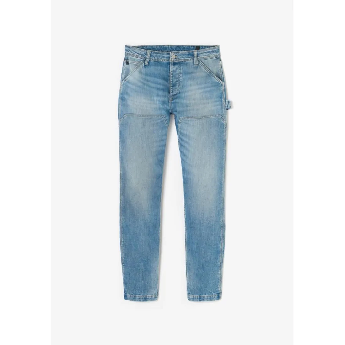 Jeans regular, droit loose, longueur 34 bleu Neil