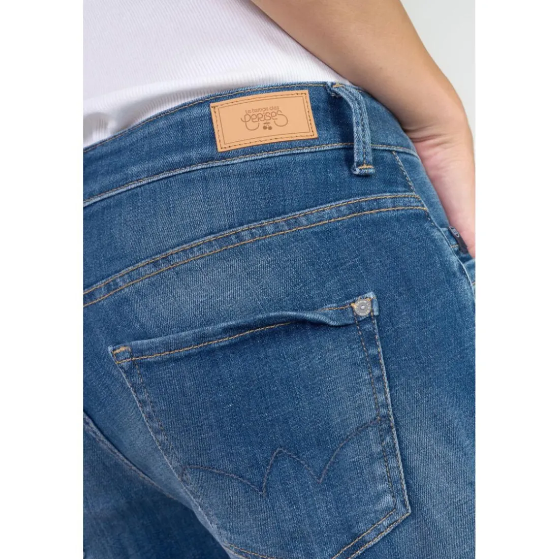Jeans regular, droit PRISKA, 7/8ème bleu Nell