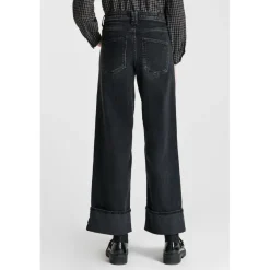 Jeans regular, droit REVERS, longueur 34 noir Ines