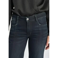 Jeans Sin pulp flare taille haute bleu-noir N°1 en coton
