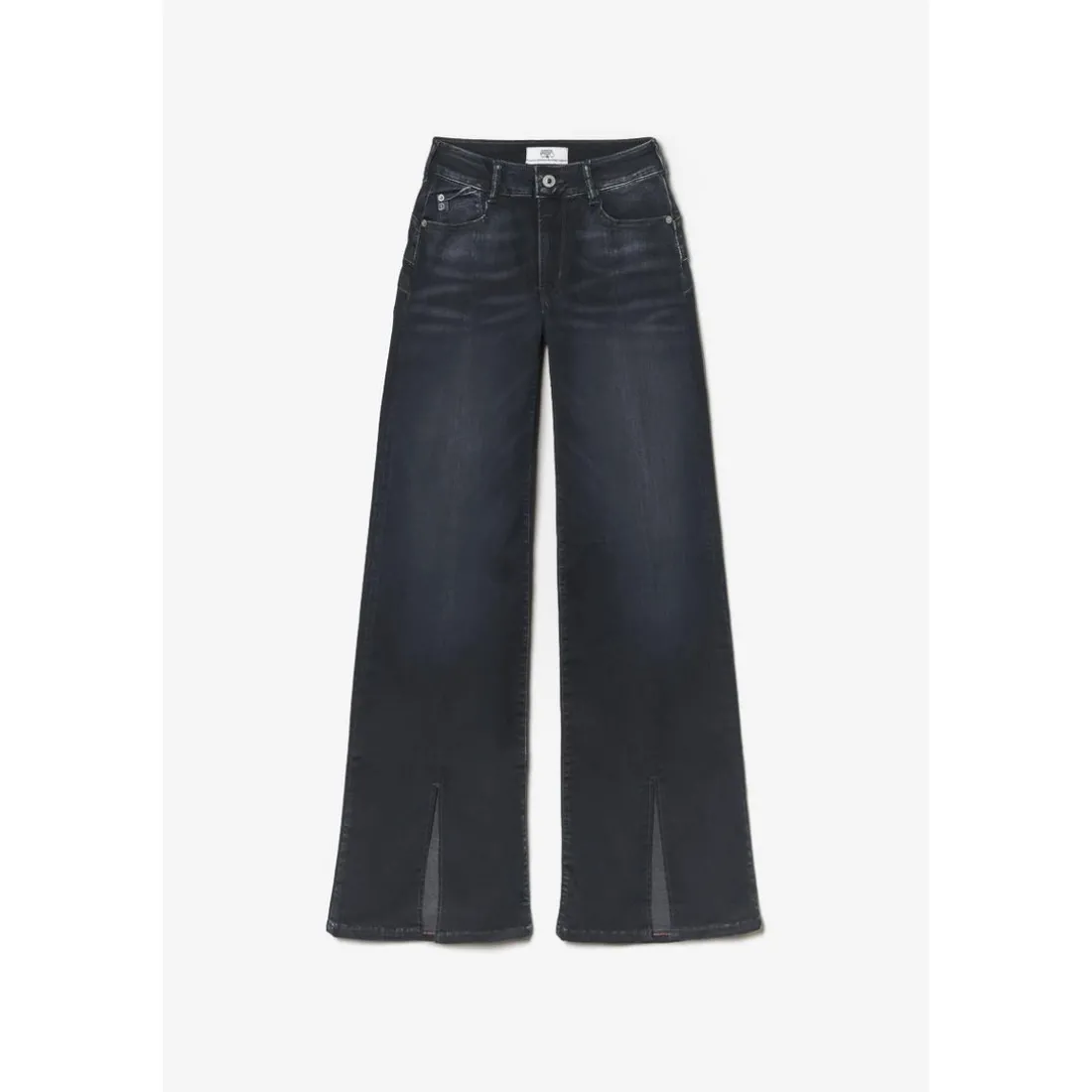 Jeans Sin pulp flare taille haute bleu-noir N°1 en coton