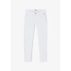 Jeans skinny POWER, 7/8ème blanc Aria en coton