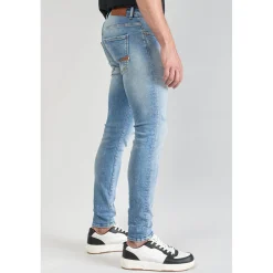 Jeans skinny POWER, 7/8ème bleu en coton Grant