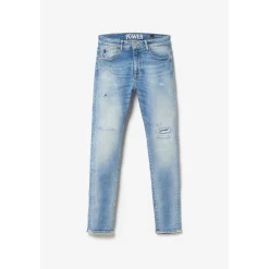 Jeans skinny POWER, 7/8ème bleu en coton Grant