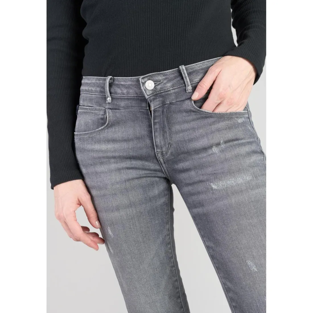 Jeans skinny POWER, 7/8ème gris Louise