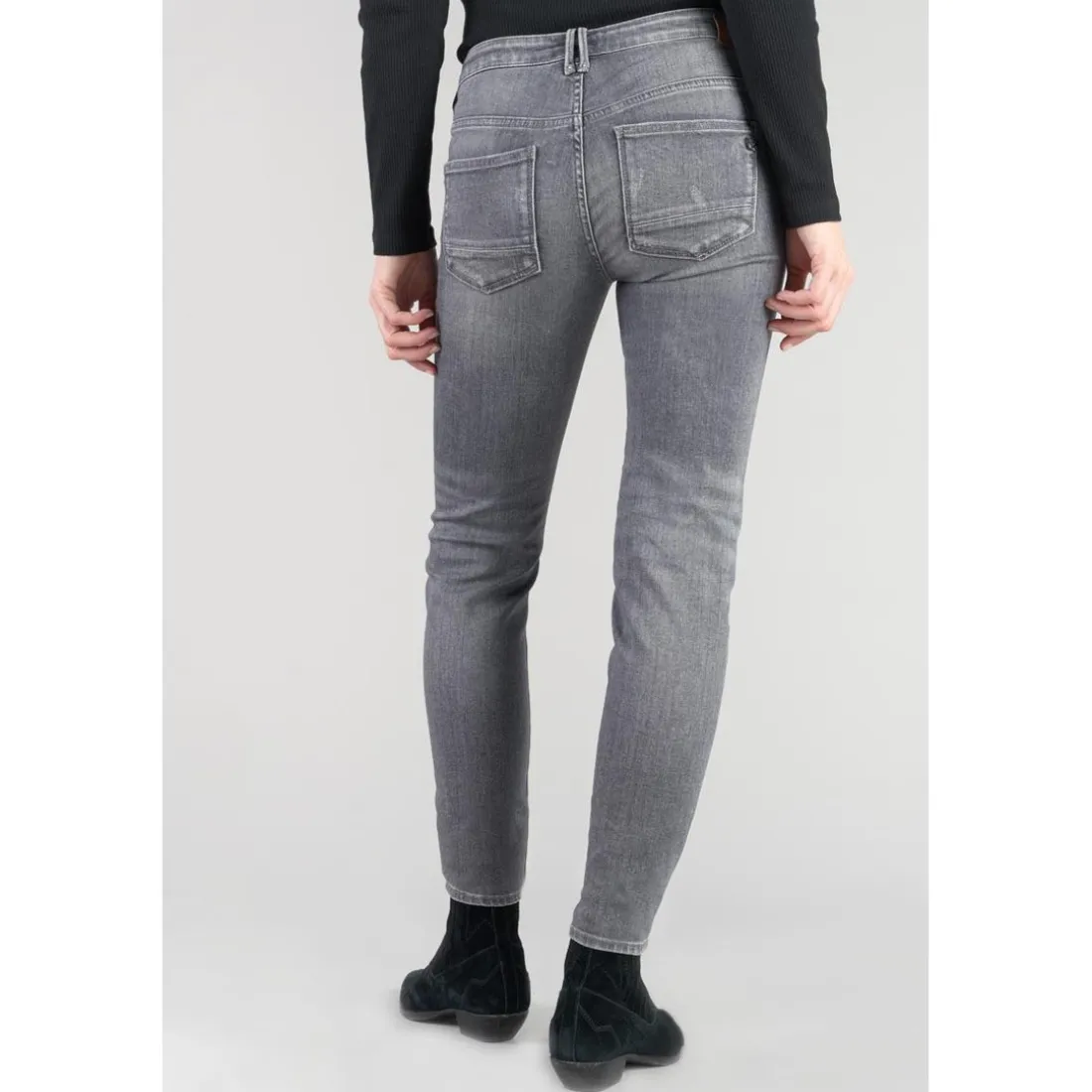 Jeans skinny POWER, 7/8ème gris Louise