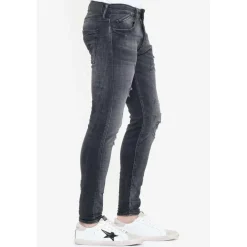 Jeans skinny POWER, 7/8ème noir en coton
