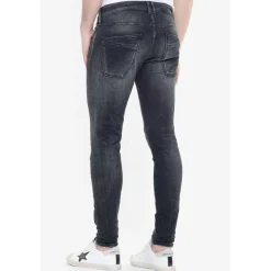 Jeans skinny POWER, 7/8ème noir en coton