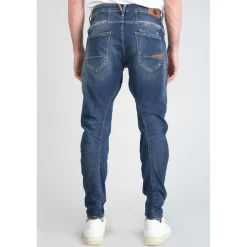 Jeans slim - Bleu en coton