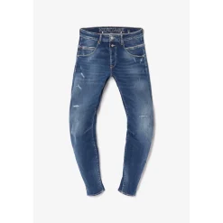 Jeans slim - Bleu en coton