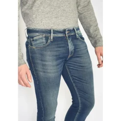 Jeans slim BLUE JOGG 700/11, longueur 34 bleu en coton