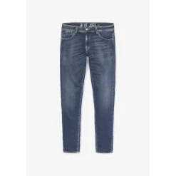 Jeans slim BLUE JOGG 700/11, longueur 34 bleu en coton