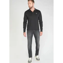 Jeans slim BLUE JOGG 700/11, longueur 34 noir