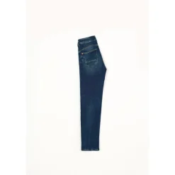 Jeans slim pulp regular taille haute 7/8ème bleu Dee