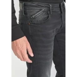Jeans slim stretch 700/11, longueur 34 noir
