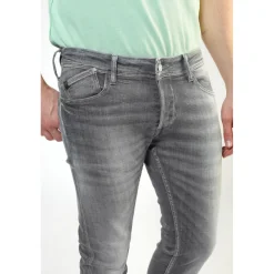 Jeans slim stretch 700/11, longueur 34 gris en coton