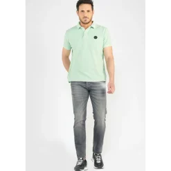 Jeans slim stretch 700/11, longueur 34 gris en coton