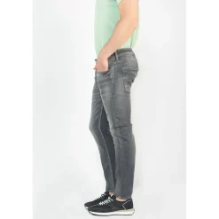 Jeans slim stretch 700/11, longueur 34 gris en coton