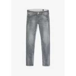 Jeans slim stretch 700/11, longueur 34 gris en coton