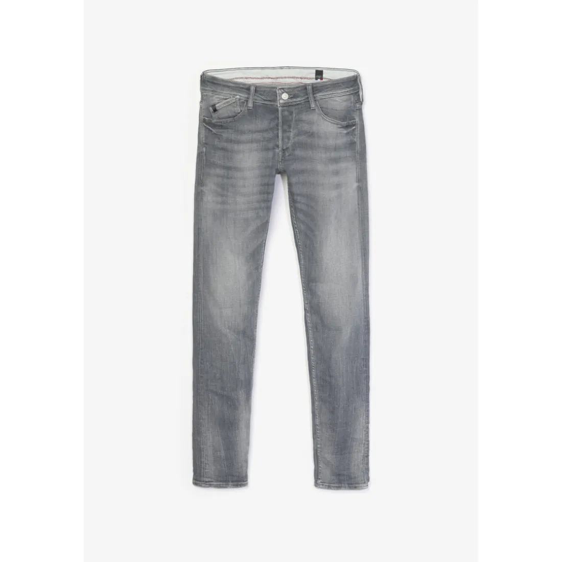 Jeans slim stretch 700/11, longueur 34 gris en coton