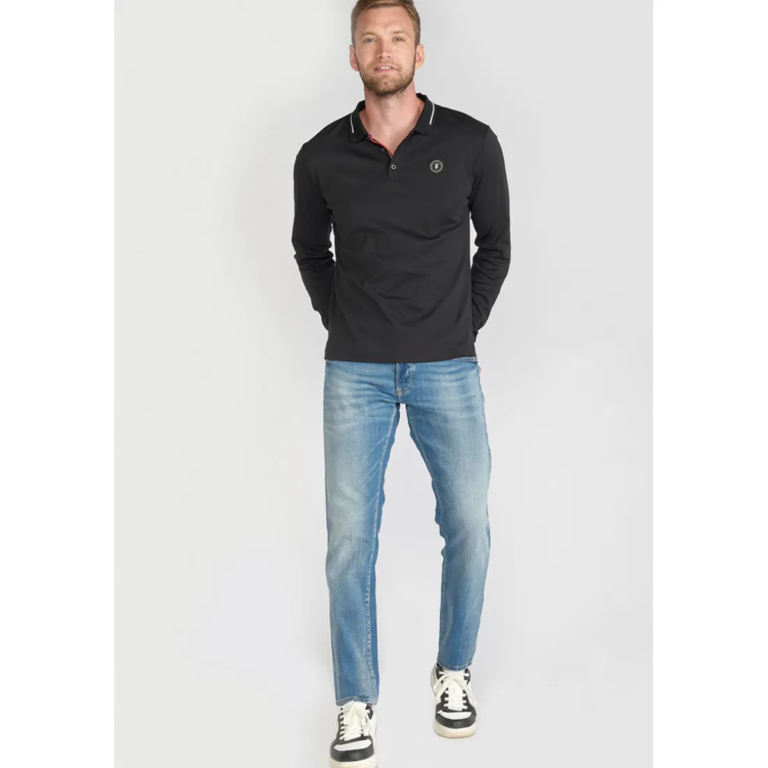 Jeans slim stretch 700/11, longueur 34 bleu Trent