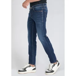 Jeans slim stretch 700/11, longueur 34 bleu Abel