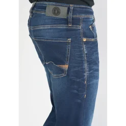 Jeans slim stretch 700/11, longueur 34 bleu Abel