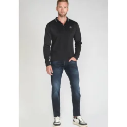 Jeans slim stretch 700/11, longueur 34 bleu Van
