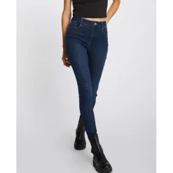 Jeans slim taille haute 7/8ème