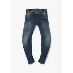 Jeans tapered 903, longueur 34 bleu en coton Owen