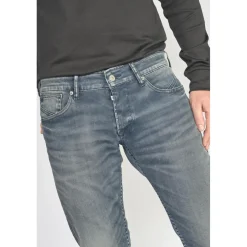 Jeans Wall 700/11 adjusted gris N°2 en coton